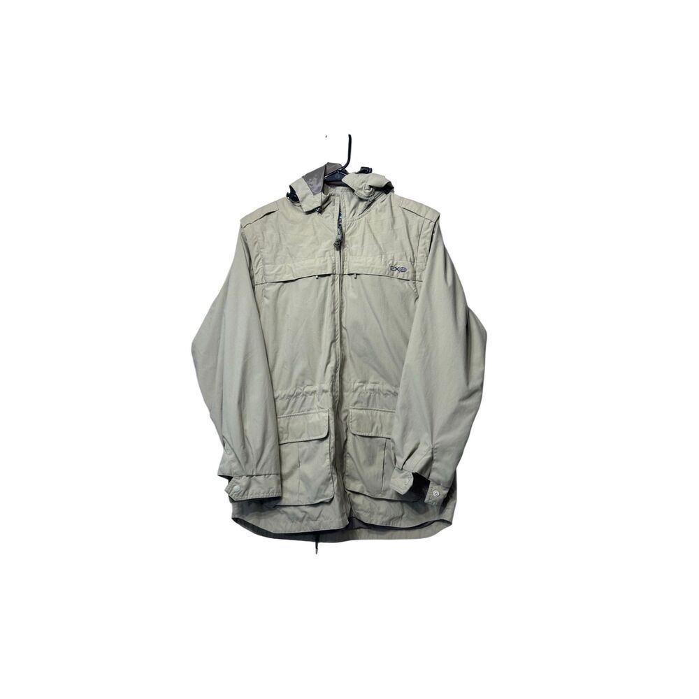 ExOfficio Lightweight Hooded Windbreaker Adventure Travel Jacket Women's Small